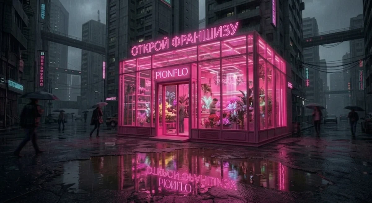 Франшиза PIONFLO - открой свой цветочный магазин