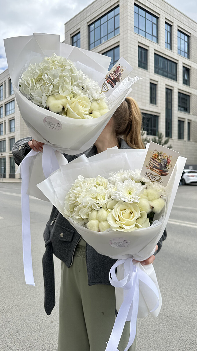  Букет  Белоснежное вдохновение