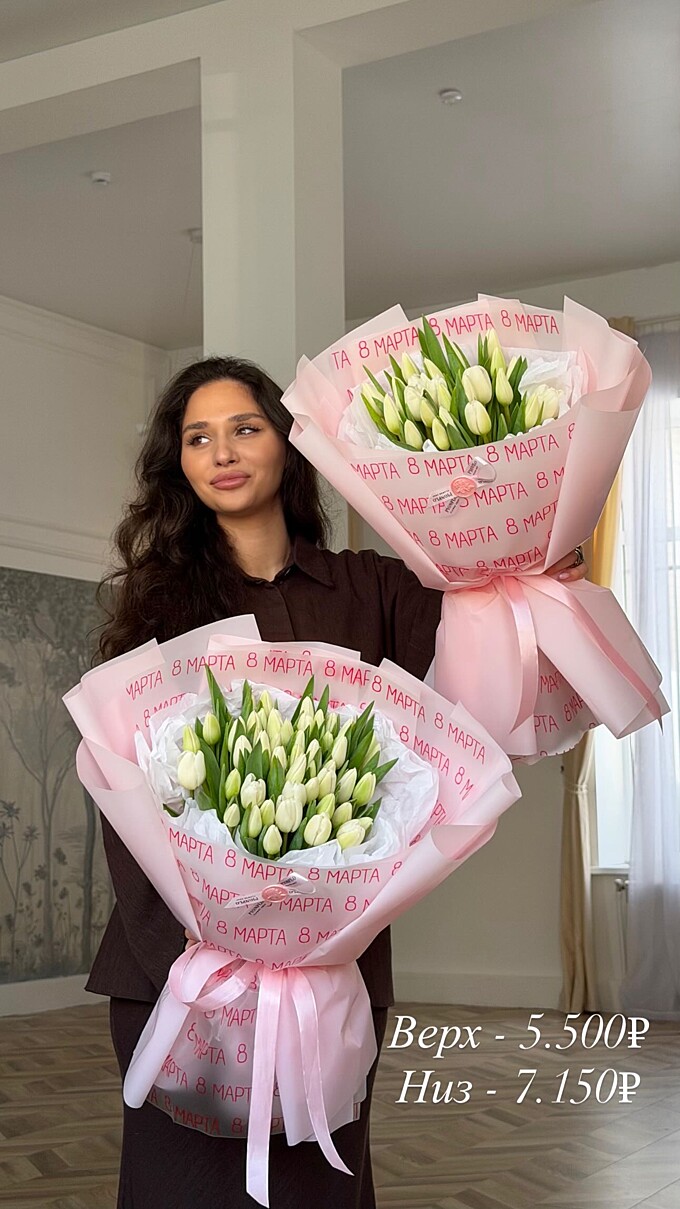  Белоснежные тюльпаны