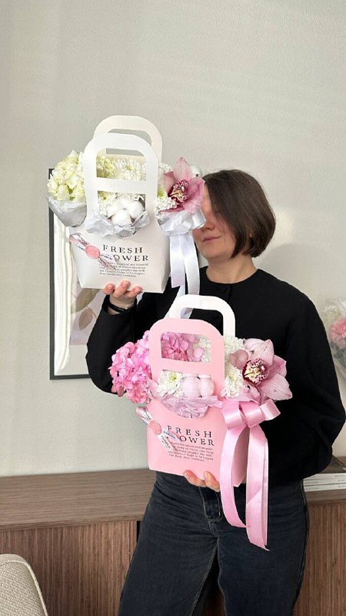  Цветочная сумочка для любимой