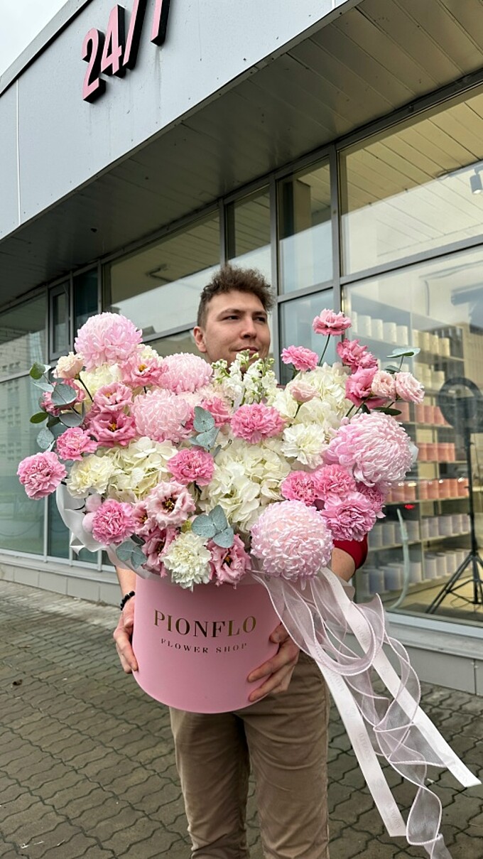  Гортензии и хризантемы