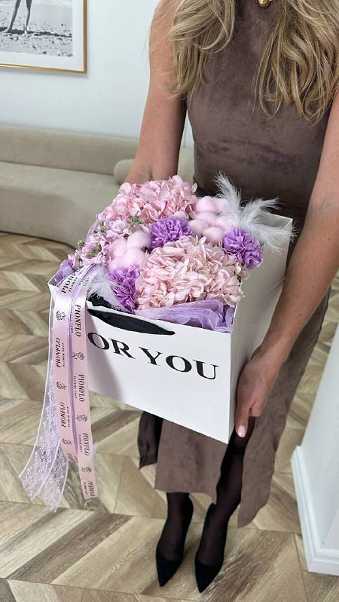  Лавандовая композиция для мамы