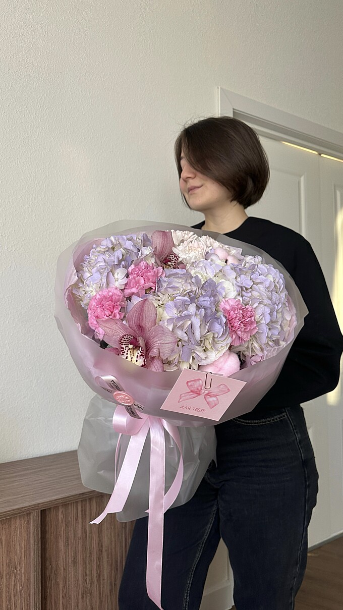  Лавандовая сахарная вата