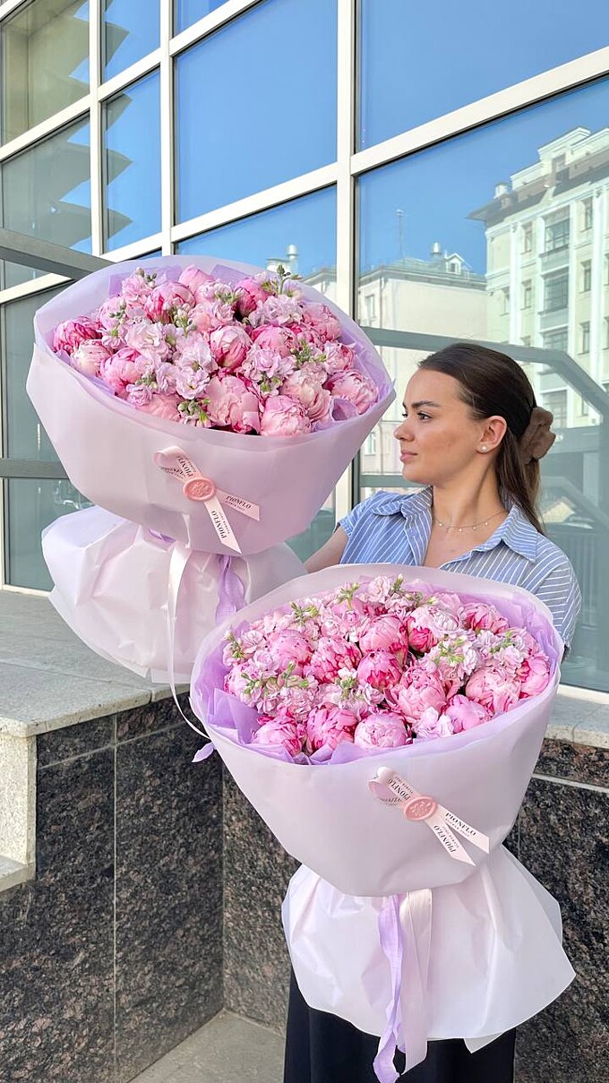  Любимая воздушность с пионами