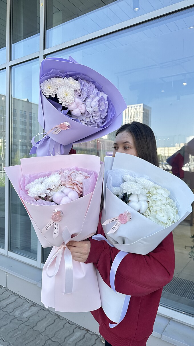  Нежные букеты