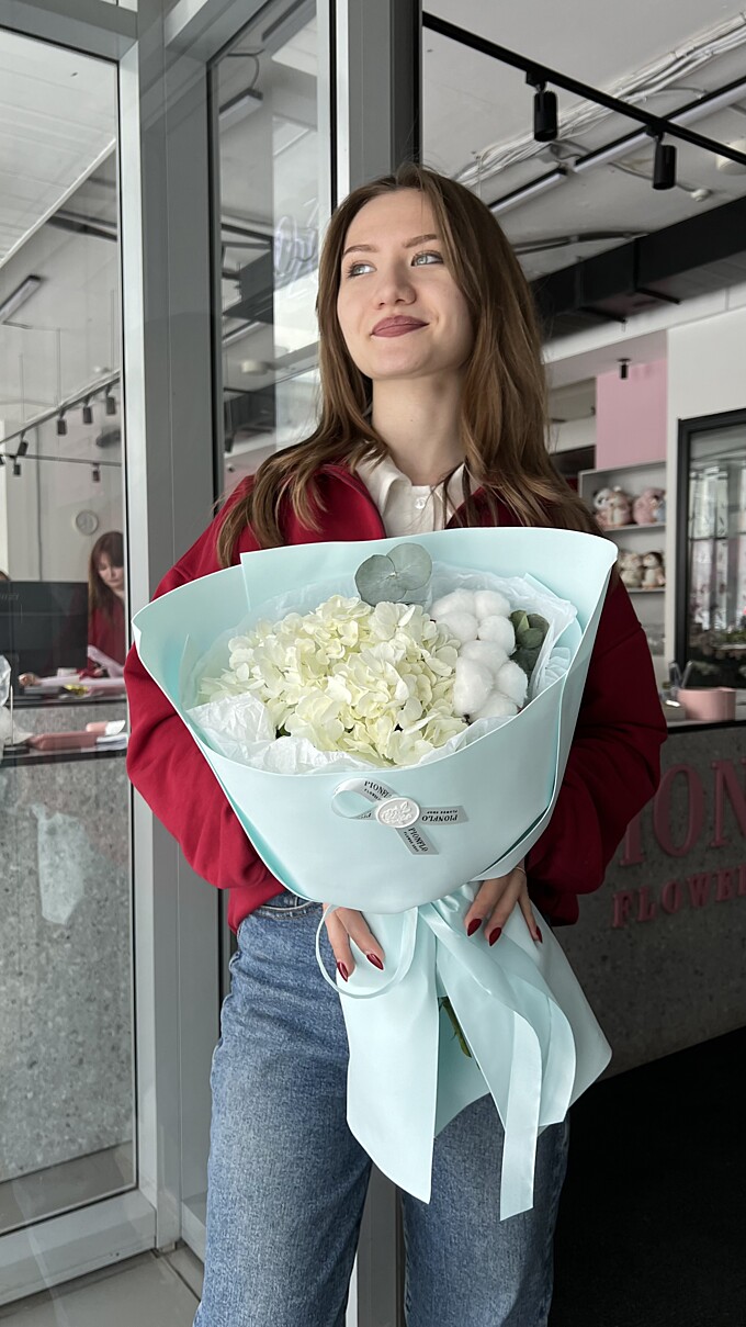  Букет  Мятное Безе