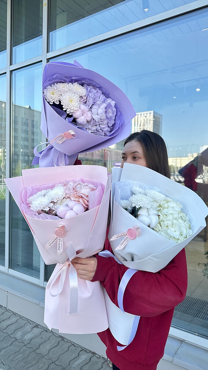  Нежный букет цветов