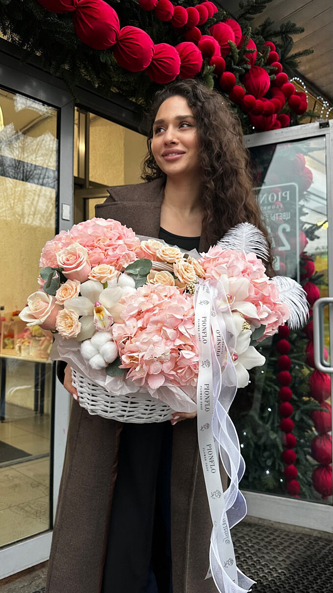  Букет  Персиковая нежность