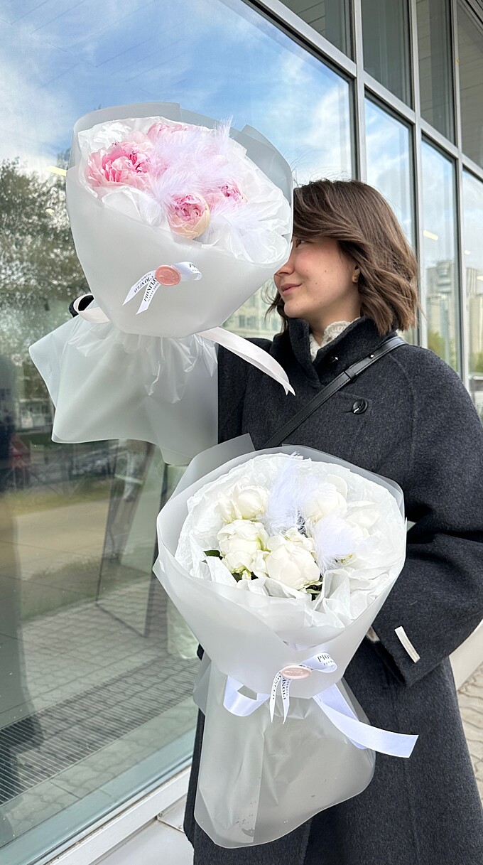  Букет  пломбирные шарики