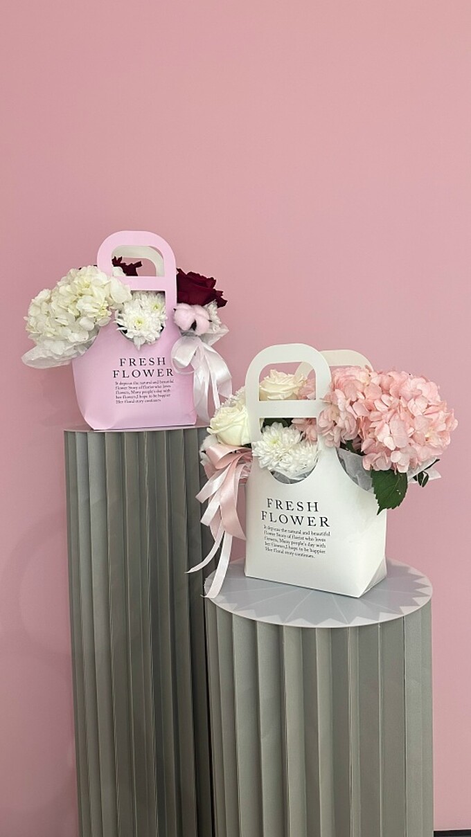  Сумочки с гортензией