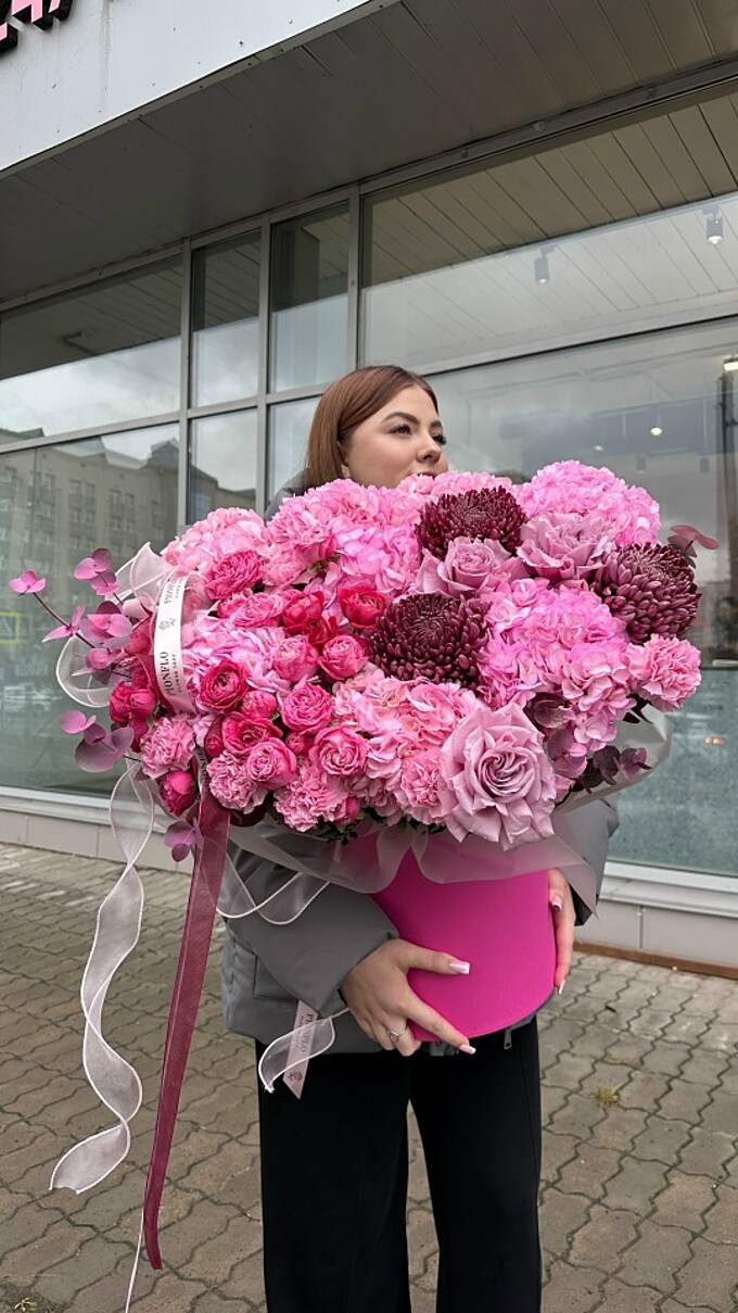  WOW эффект! Большая коробка цветов