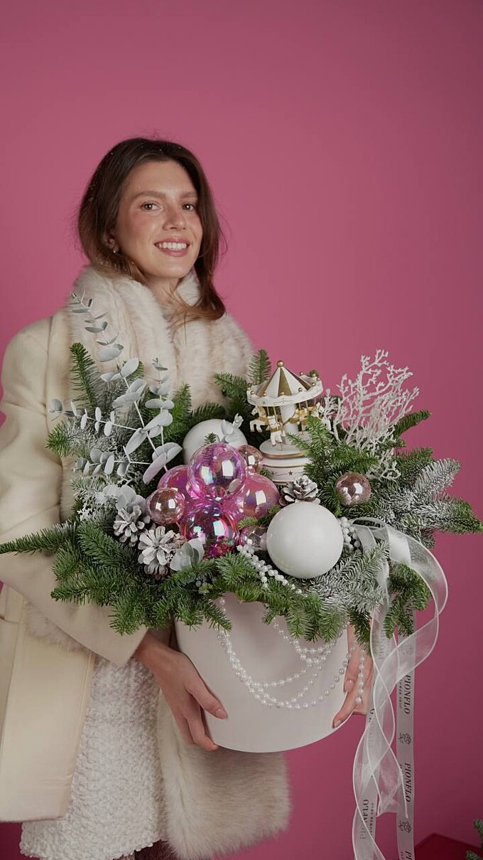  WOW композиция на новогодний стол от PIONFLO