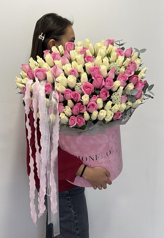  WOW-коробка с кенийскими розами от PIONFLO