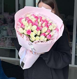 51 нежная роза