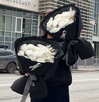 Брутальный букет для него от PIONFLO