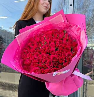 Букет из 101 розы