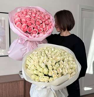 Букет из кенийских роз на День Влюбленных от PIONFLO