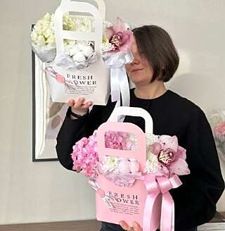 Цветочная сумочка для любимой