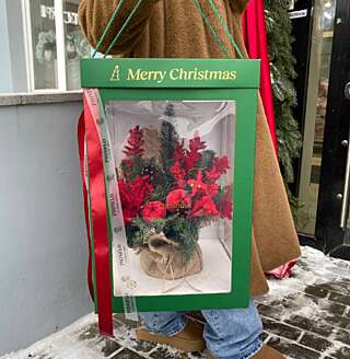 Композиция "Подарок на Рождество"