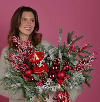 Композиция с музыкальной шкатулкой от PIONFLO