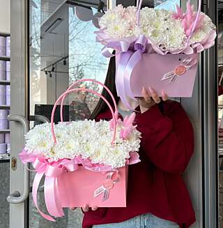 Композиция с хризантема