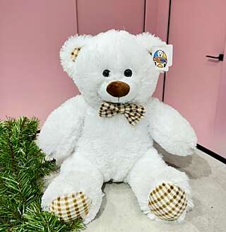 Медведь Тоффи белый