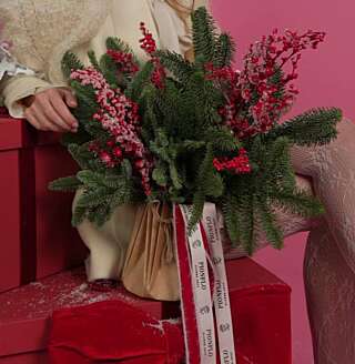 Новогодний букет "Зима"