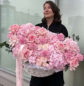 Романтичная корзина