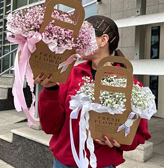 Сумочка с гипсафилой