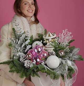 WOW композиция на новогодний стол от PIONFLO