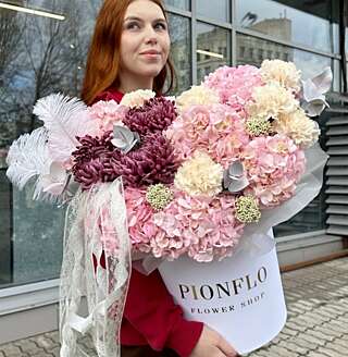 WOW коробка цветов!