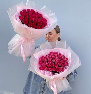 Яркие кенийские розы