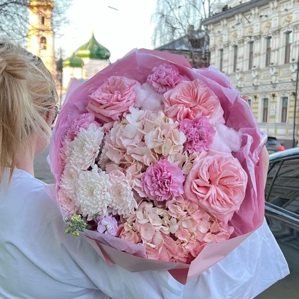 Розовая зефирка