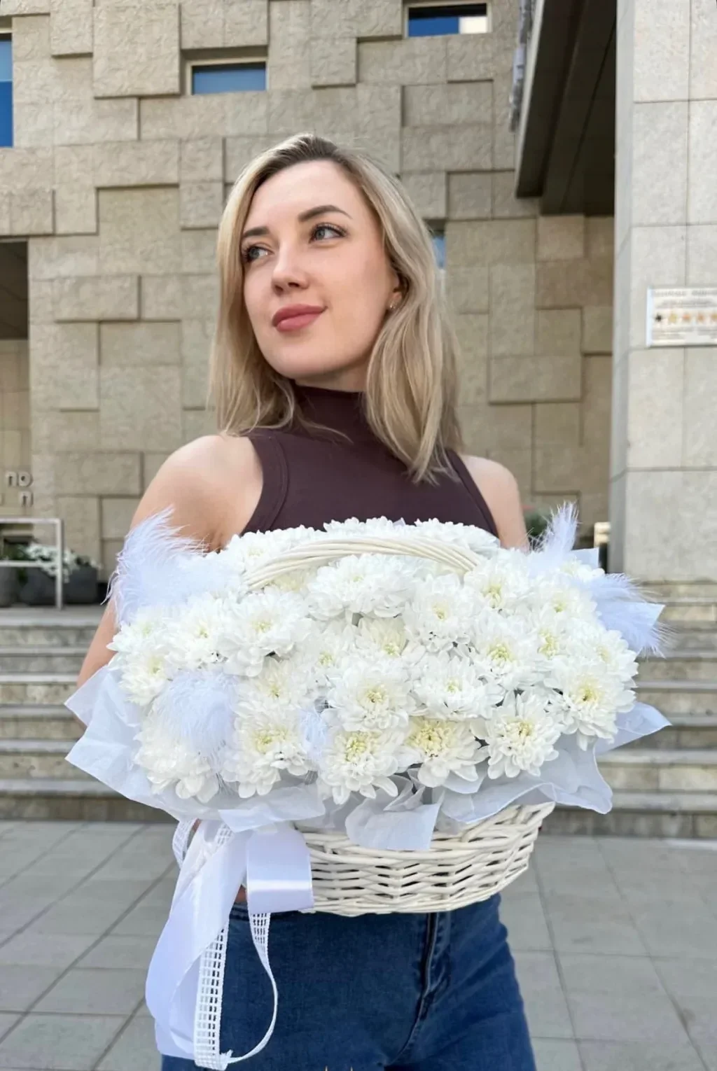 Белоснежная корзина