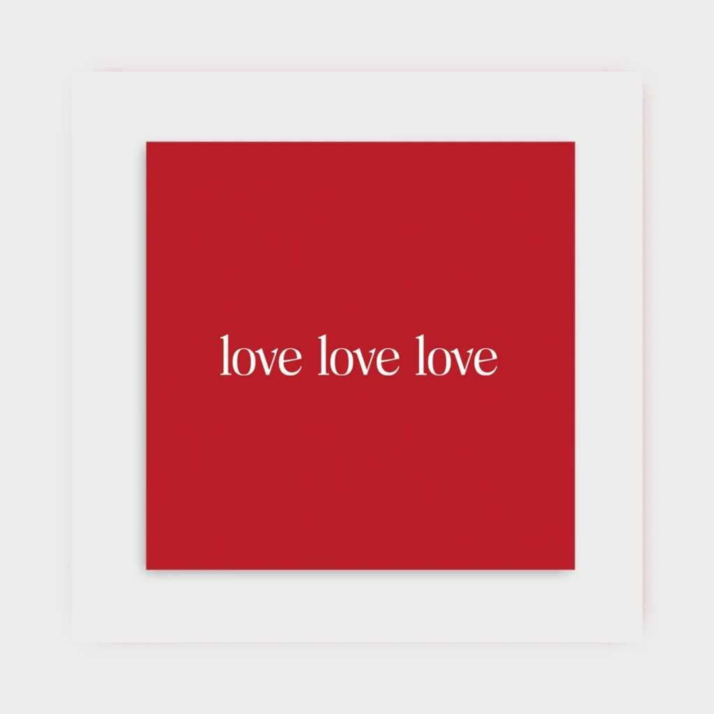 Открытка “love”