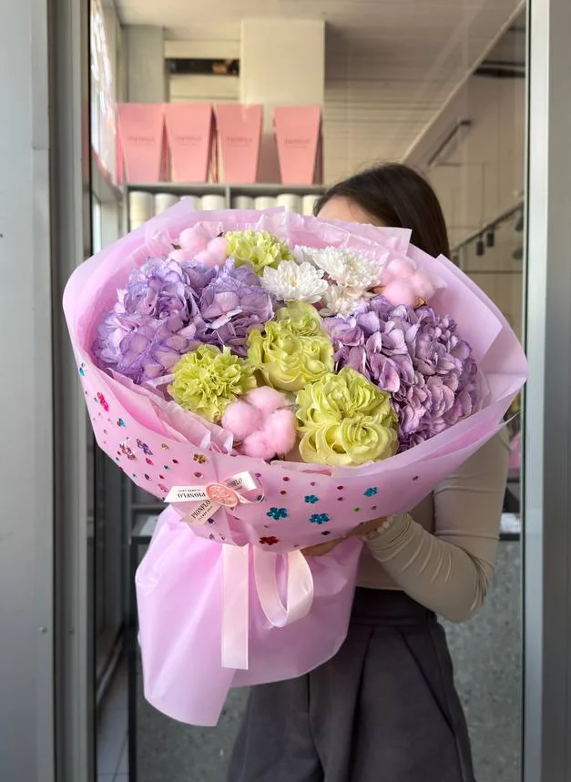 Сиреневые гортензии от PIONFLO