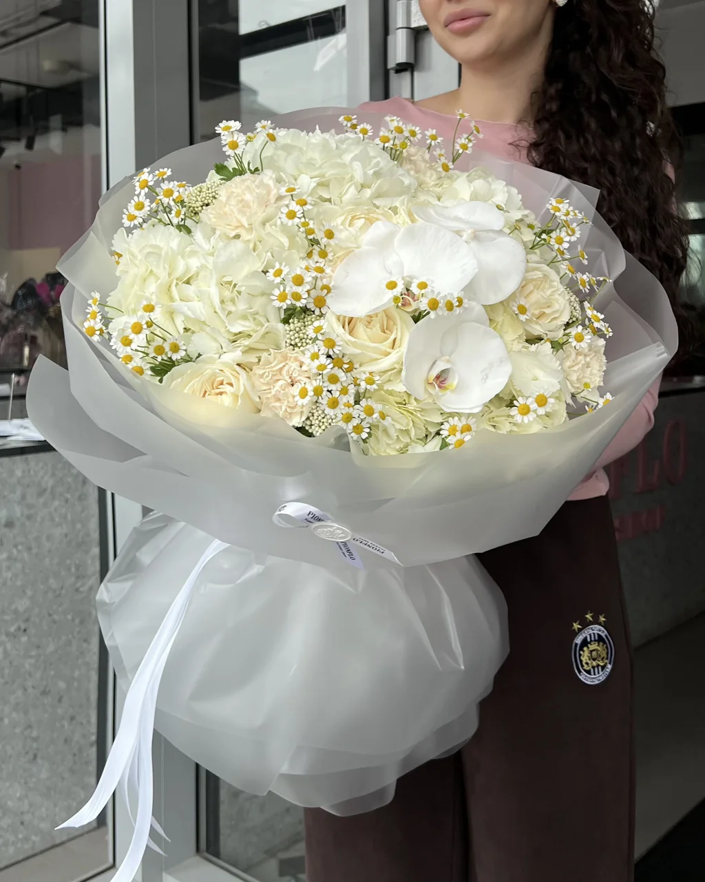 Летний с ромашками