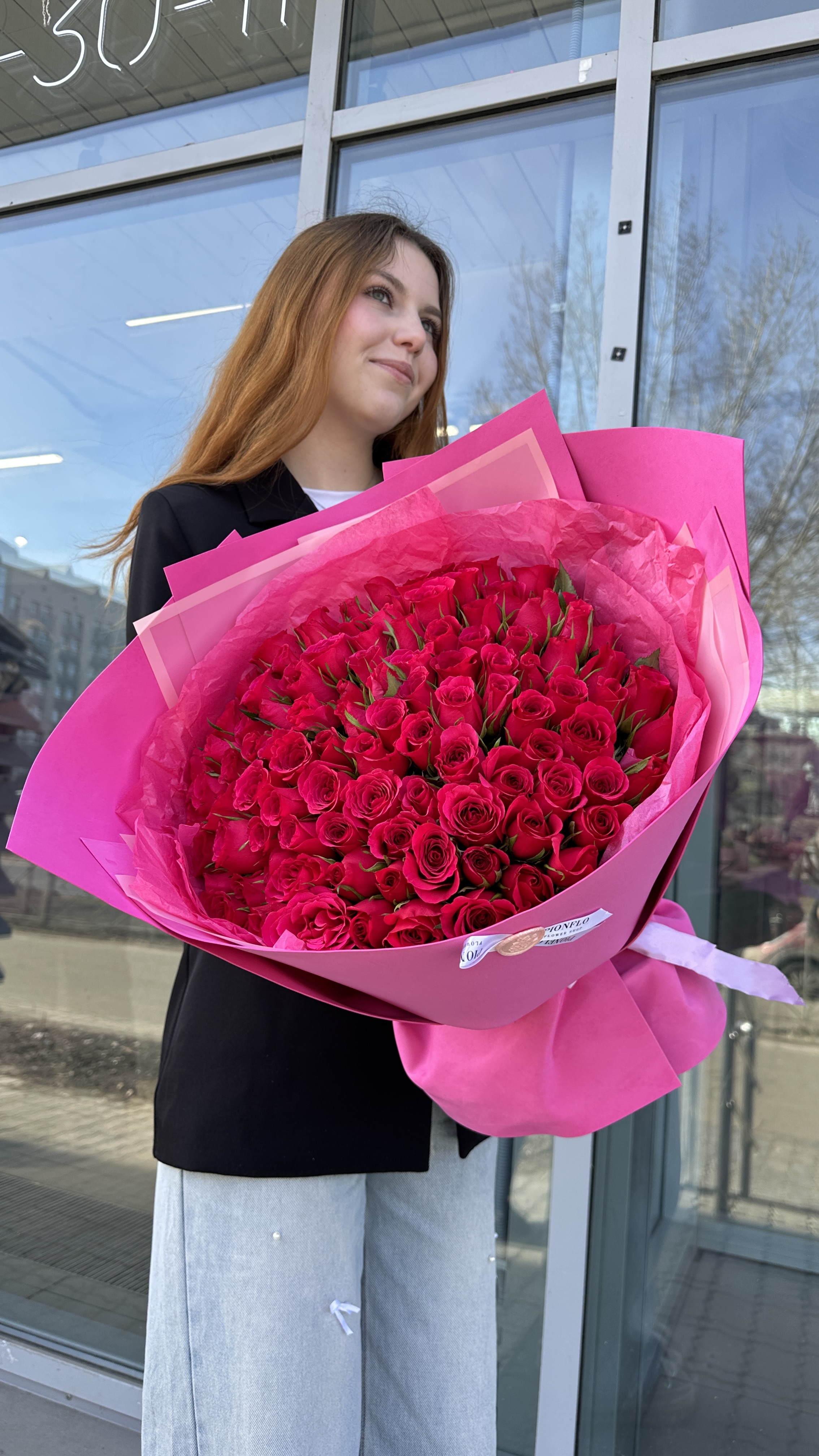 Букет из 101 розы